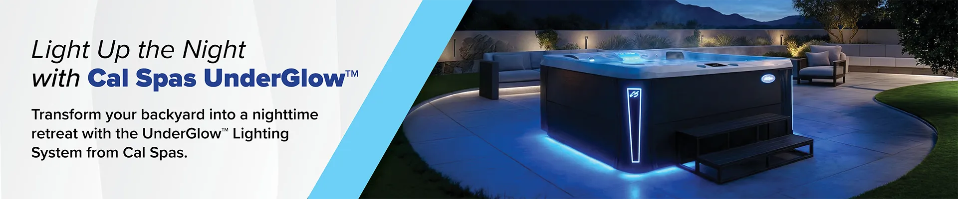 Calspas hot tub being used in a family setting - Wellington